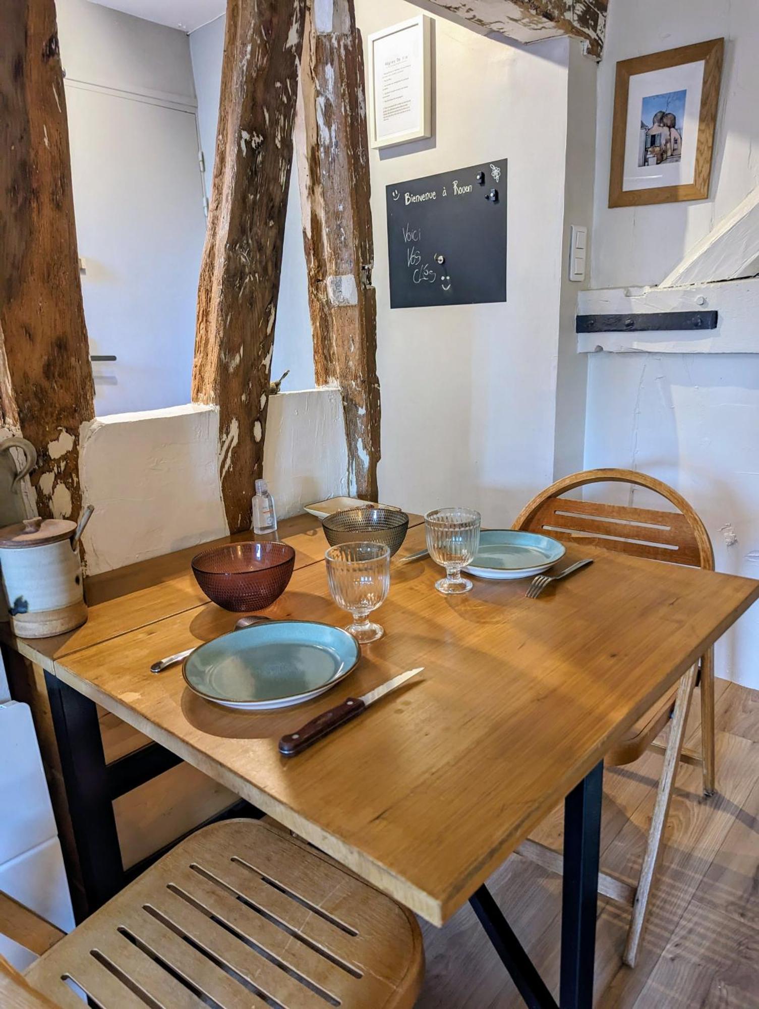 Artist Home - City Center - Bathtub - Terrasse - Full Appartment Rouen Esterno foto