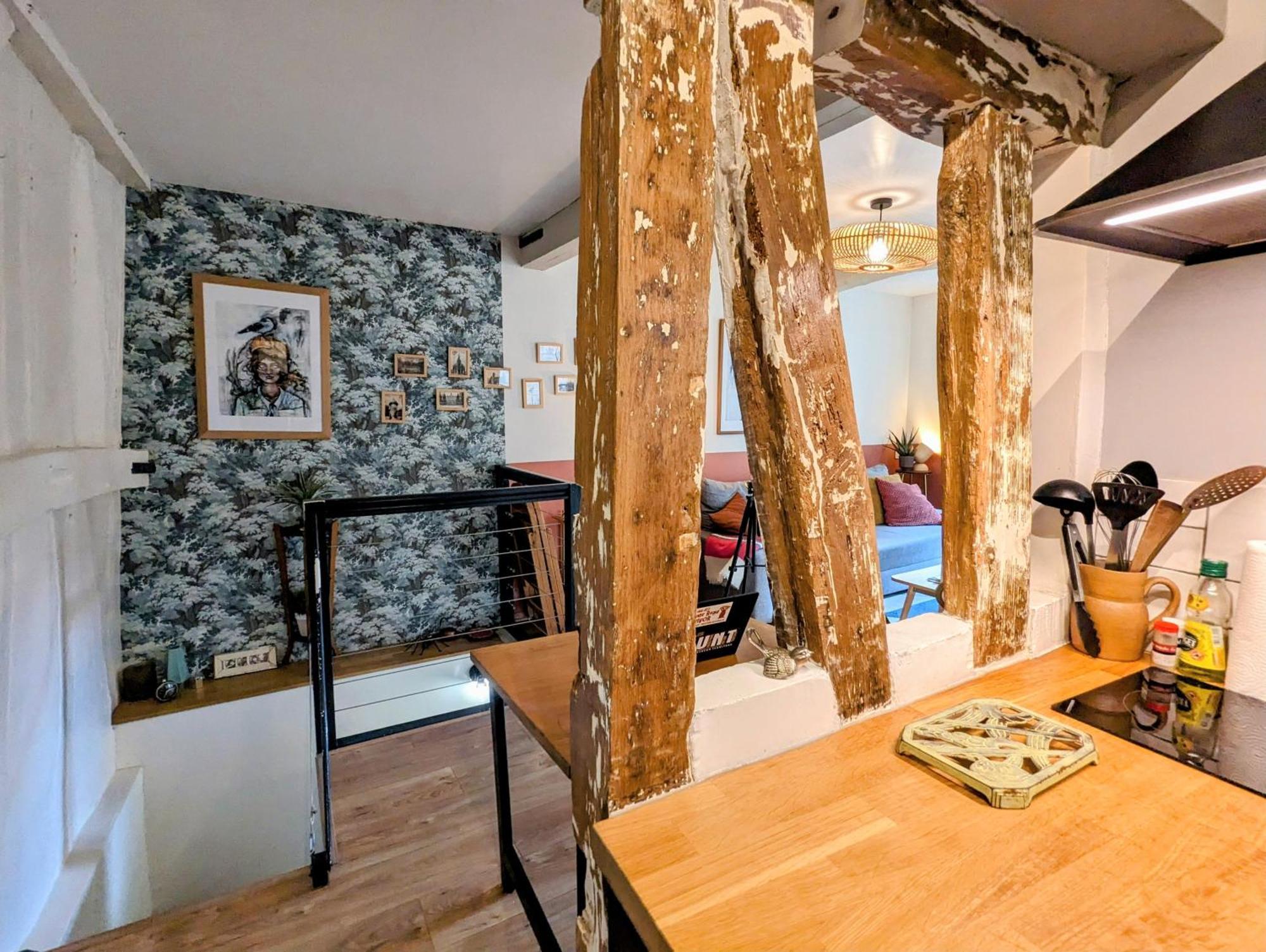 Artist Home - City Center - Bathtub - Terrasse - Full Appartment Rouen Esterno foto
